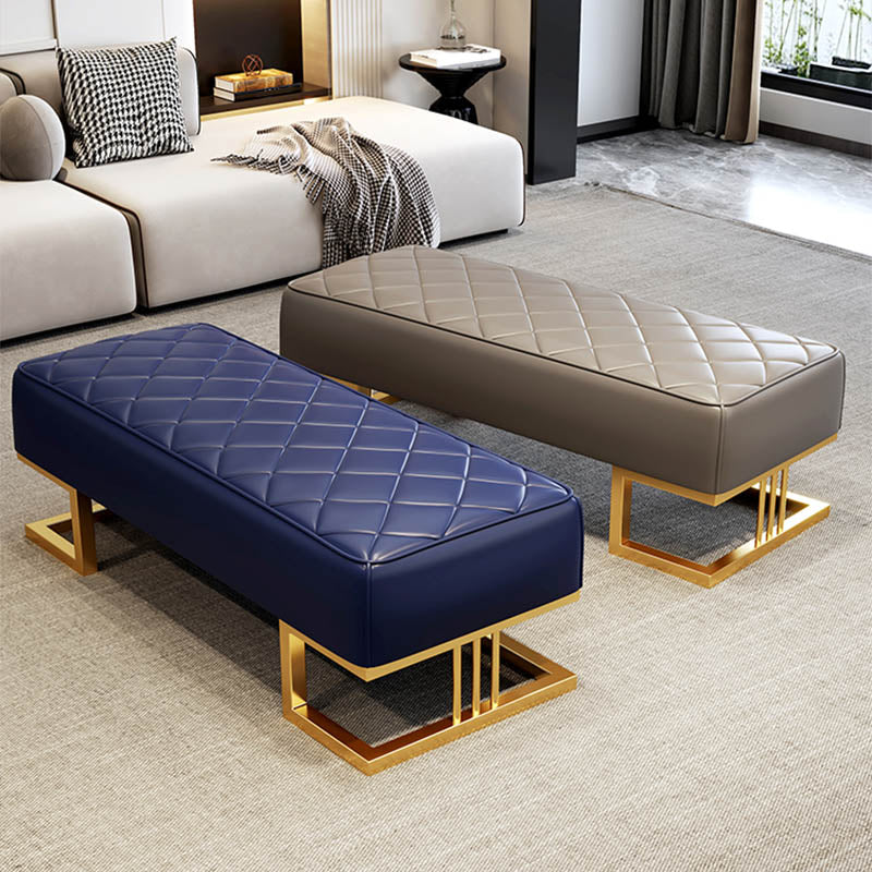 Banc de siège rembourré rectangulaire Entrée et banc de chambre, 18 "W