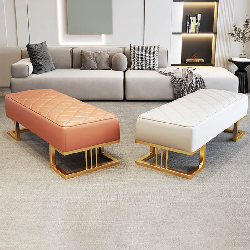 Banc de siège rembourré rectangulaire Entrée et banc de chambre, 18 "W