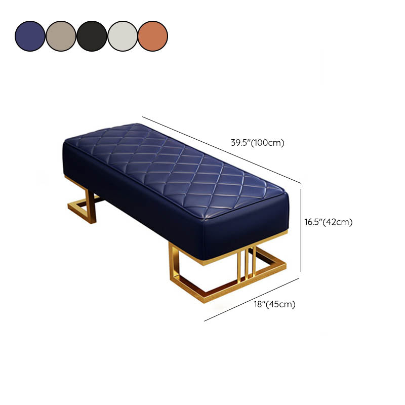 Banc de siège rembourré rectangulaire Entrée et banc de chambre, 18 "W