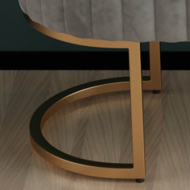 Banca sedute imbottita glam Benca ovale e panca per camera da letto, 16 "W