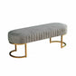 Contemporary Seating Bench Metal Entryway Bench , 12.5-inch Width Clearhalo 'Benches' 'Chairs & Seating' 'furn' 'furn_benches' 'Furniture' 'Living Room Furniture' 6970592