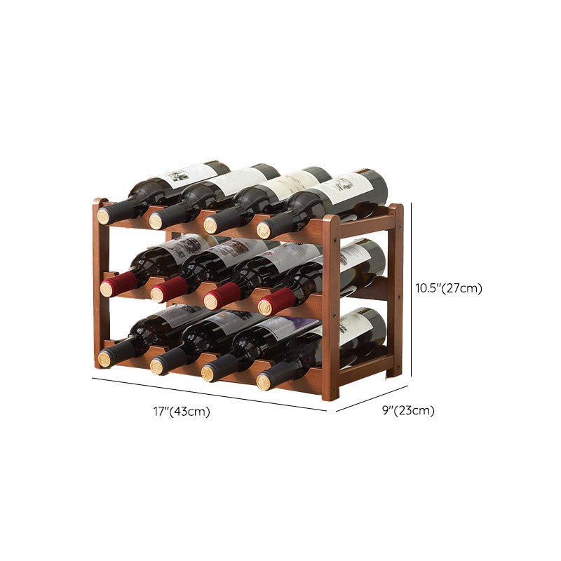 Portabottiglie da banco di legno porta bottiglia per soggiorno per soggiorno