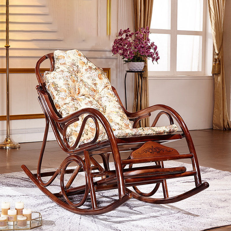 Mid Century moderne stijl schommelstoel houten schommelstoel voor woonkamer