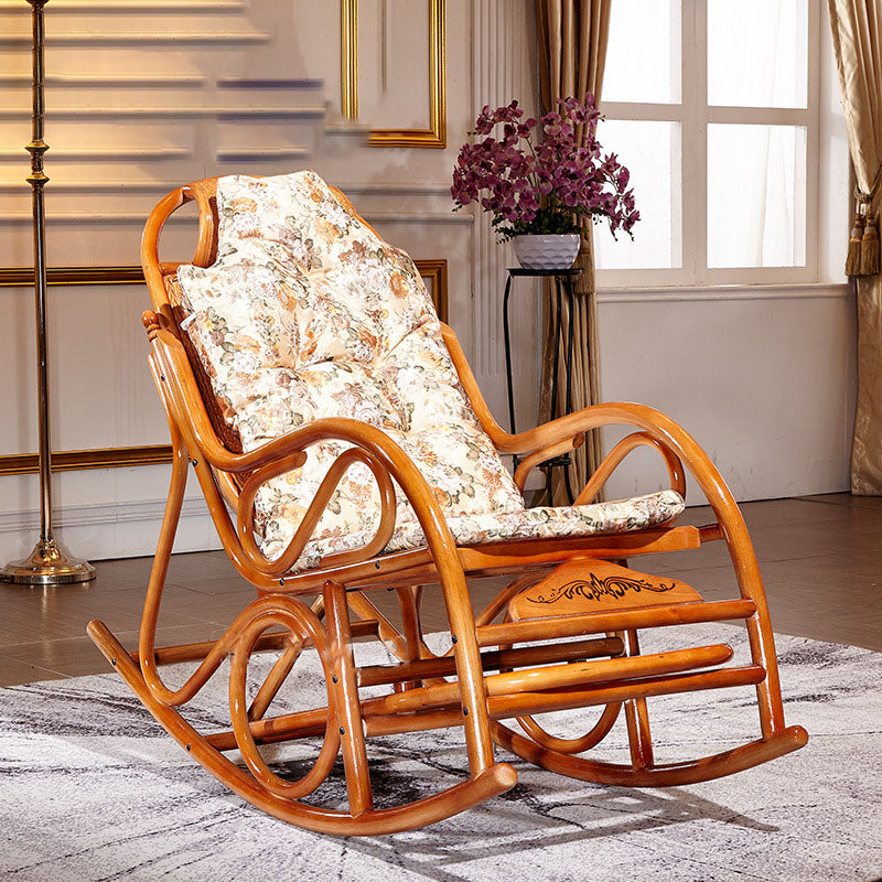 Mid Century moderne stijl schommelstoel houten schommelstoel voor woonkamer