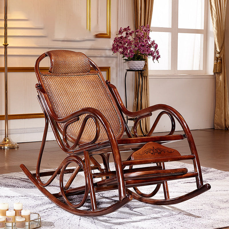 Mid Century moderne stijl schommelstoel houten schommelstoel voor woonkamer