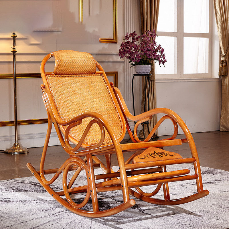 Mid Century moderne stijl schommelstoel houten schommelstoel voor woonkamer