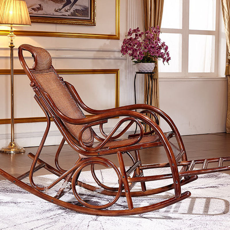 Mid Century moderne stijl schommelstoel houten schommelstoel voor woonkamer