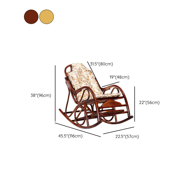 Mid Century moderne stijl schommelstoel houten schommelstoel voor woonkamer