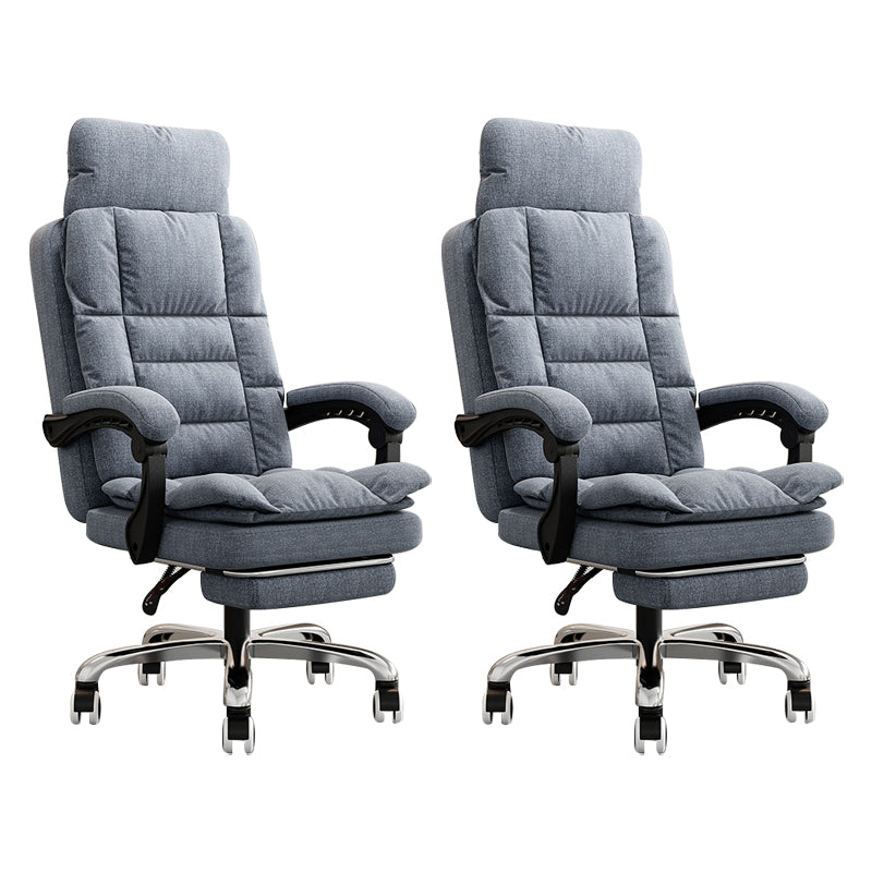 Chaise moderne bras rembourrés de hauteur de siège réglable chaise de bureau avec roues