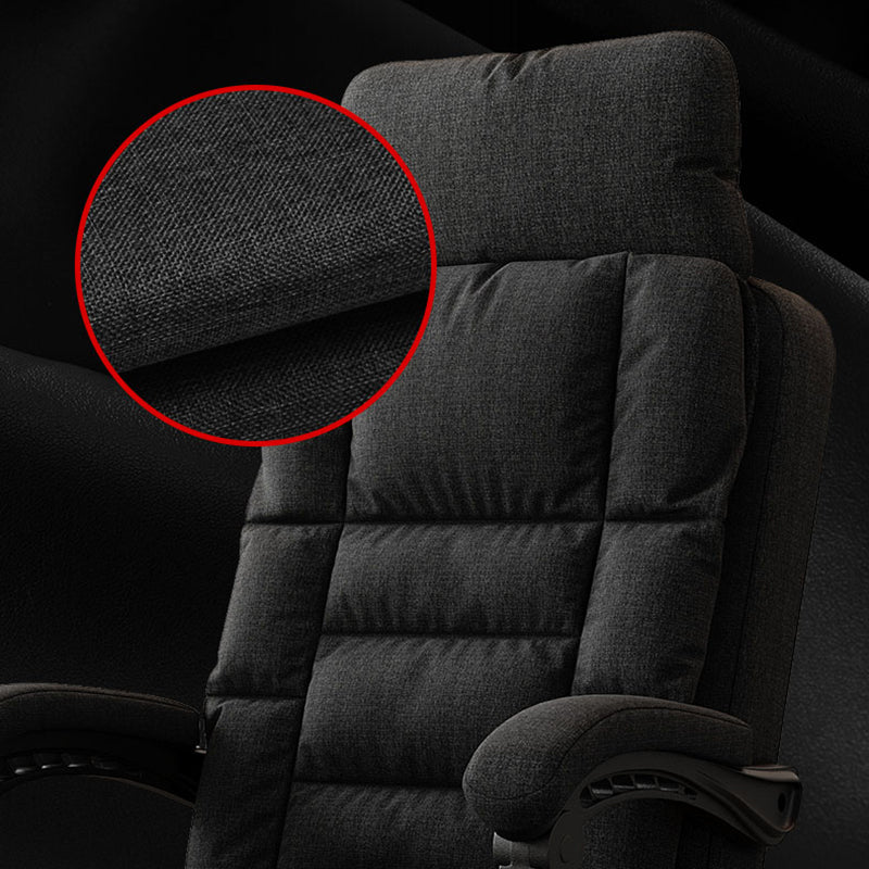 Chaise moderne bras rembourrés de hauteur de siège réglable chaise de bureau avec roues