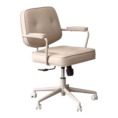 Silla de escritorio de brazos acolchados contemporáneos silla de altura de altura de asiento ajustable para oficina