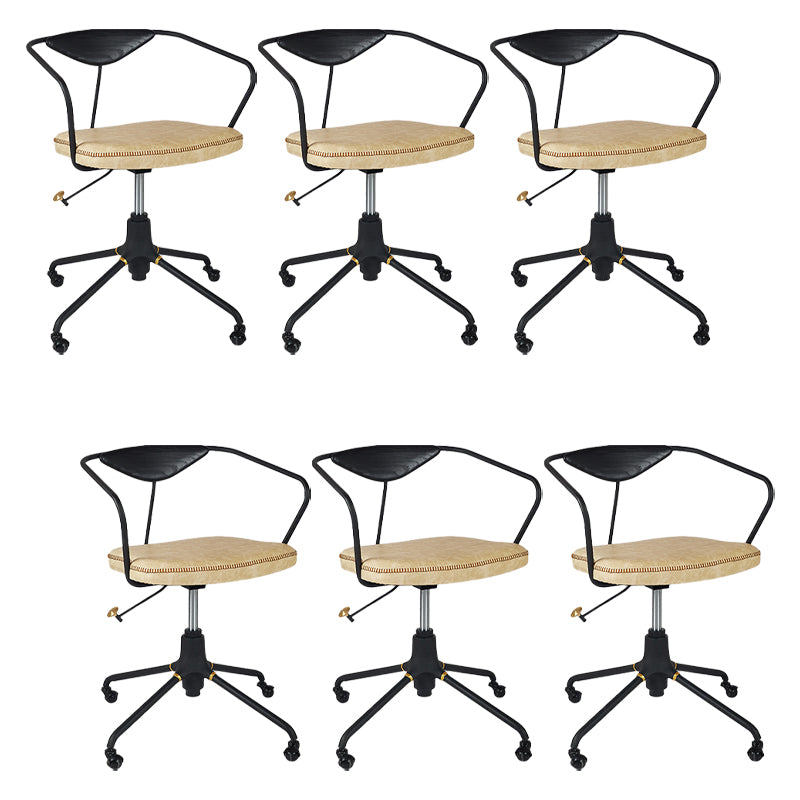 Chaise de bureau sans bras chaise de bureau ergonomique moderne avec roues