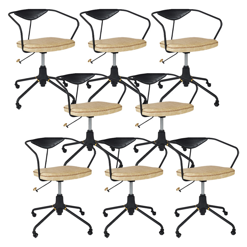 Chaise de bureau sans bras chaise de bureau ergonomique moderne avec roues