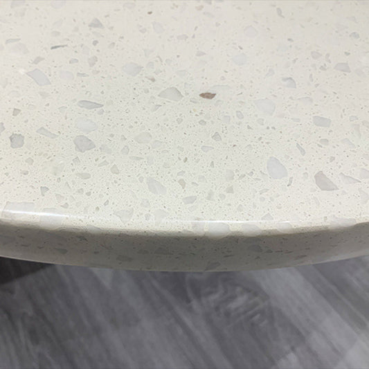 Mesa de café de madera sólida Mesa de cóctel geométrico natural y natural