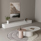 Elliptical Pedestal Coffee Table Set Modern 47.2" W Cocktail Table Clearhalo 'Coffee & Accent Tables' 'Coffee Tables' 'coffee_tables' 'furn' 'furn_coffee_tables' 'Furniture' 'Living Room Furniture' 6974868