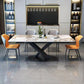 Dinner Room Luxury Dining Table Kitchen Stone Pedestal Dining Table