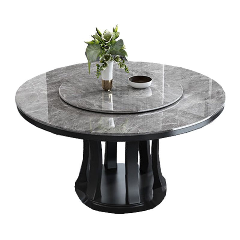 Modern Sintered Stone Table Pedestal Dining Table for Dining Room