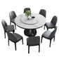 Modern Sintered Stone Table Pedestal Dining Table for Dining Room
