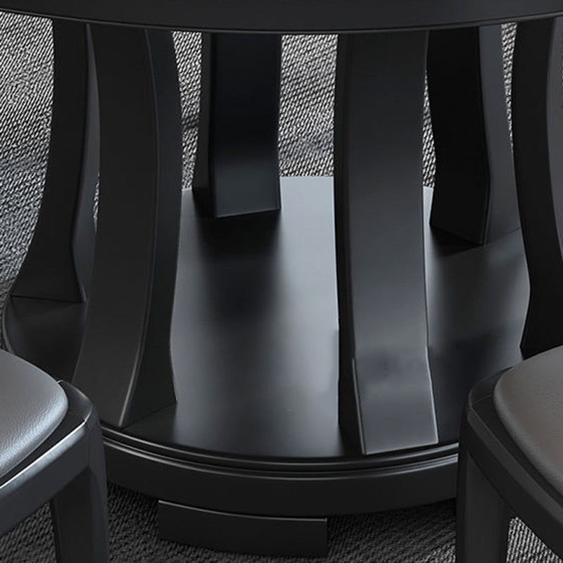 Modern Sintered Stone Table Pedestal Dining Table for Dining Room