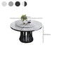 Modern Sintered Stone Table Pedestal Dining Table for Dining Room