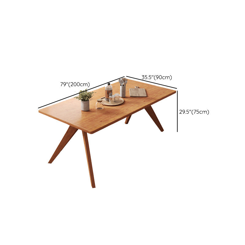 Salle à manger Table de cuisine Table de salle à manger en bois massif de pin