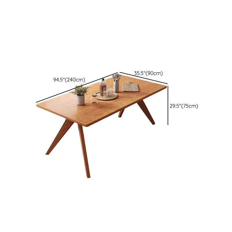 Salle à manger Table de cuisine Table de salle à manger en bois massif de pin