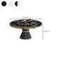 Sintered Stone Dining Room Table Pedestal Dining Table for Dining Room Clearhalo 'Dining Tables & Seating' 'Dining Tables' 'dining_table' 'furn' 'furn_dining_table' 'Furniture' 'Kitchen & Dining Furniture' 6975825