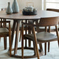 Dining Room Dinner Kitchen Table Solid Wood Round Dining Table Clearhalo 'Dining Tables & Seating' 'Dining Tables' 'dining_table' 'furn' 'furn_dining_table' 'Furniture' 'Kitchen & Dining Furniture' 6975830