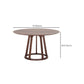 Dining Room Dinner Kitchen Table Solid Wood Round Dining Table Clearhalo 'Dining Tables & Seating' 'Dining Tables' 'dining_table' 'furn' 'furn_dining_table' 'Furniture' 'Kitchen & Dining Furniture' 6975836