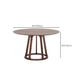 Dining Room Dinner Kitchen Table Solid Wood Round Dining Table Clearhalo 'Dining Tables & Seating' 'Dining Tables' 'dining_table' 'furn' 'furn_dining_table' 'Furniture' 'Kitchen & Dining Furniture' 6975837