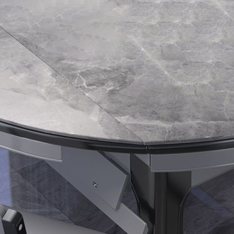 Moderne eettafel met 4 poten, uitschuifbare eettafel voor de keuken