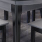 Moderne eettafel met 4 poten, uitschuifbare eettafel voor de keuken
