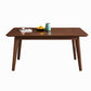 Dining Room Dinner Kitchen Table Rubberwood Solid Wood Dining Table Nut-Brown Without Chairs Clearhalo 'Dining Tables & Seating' 'Dining Tables' 'dining_table' 'furn' 'furn_dining_table' 'Furniture' 'Kitchen & Dining Furniture' 6975903