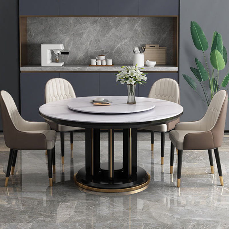 Sintered Stone Dining Table Convertible Dining Table for Kitchen Clearhalo 'Dining Tables & Seating' 'Dining Tables' 'dining_table' 'furn' 'furn_dining_table' 'Furniture' 'Kitchen & Dining Furniture' 6975973
