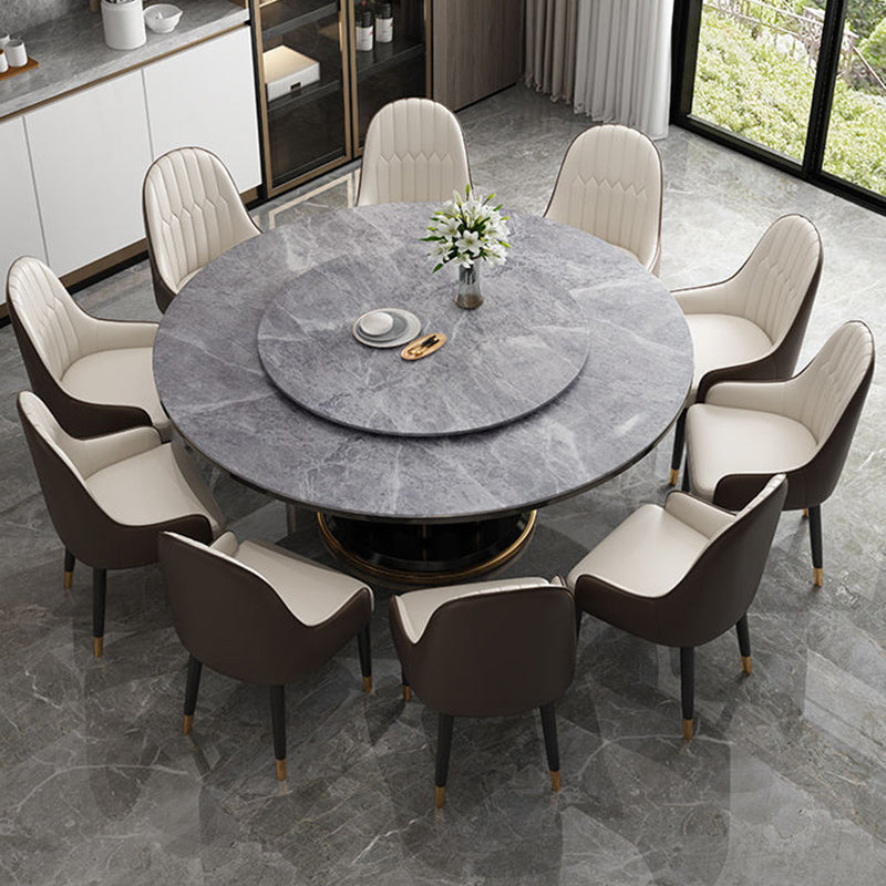 Sintered Stone Dining Table Convertible Dining Table for Kitchen Clearhalo 'Dining Tables & Seating' 'Dining Tables' 'dining_table' 'furn' 'furn_dining_table' 'Furniture' 'Kitchen & Dining Furniture' 6975975