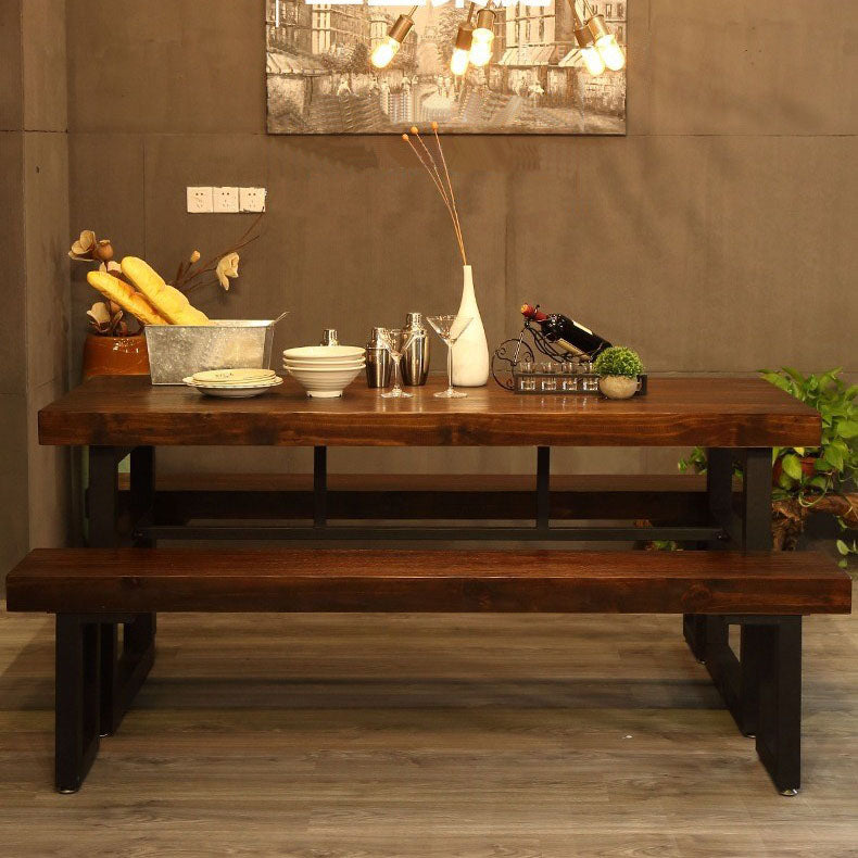 Rectangle Dining Furniture Solid Wood Dining Table for Dining Room