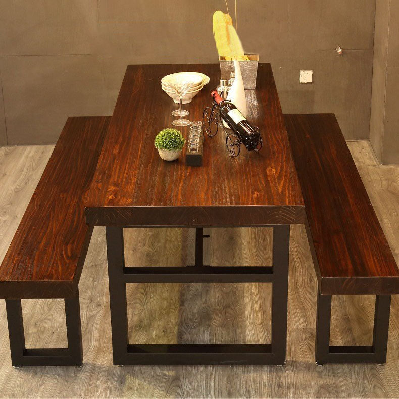 Rectangle Dining Furniture Solid Wood Dining Table for Dining Room
