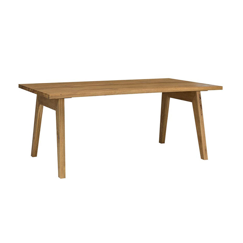 Tavolo da pranzo rettangolare con treppiede Tavolo da pranzo in legno massello