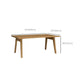 Tavolo da pranzo rettangolare con treppiede Tavolo da pranzo in legno massello