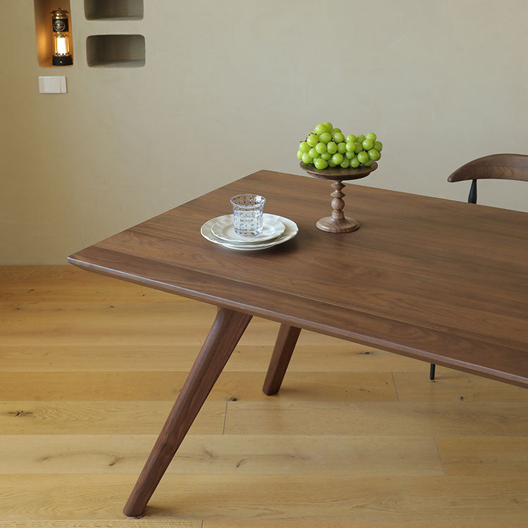 Kitchen Rectangle Dinner Table Dining Room Wood Dining Table