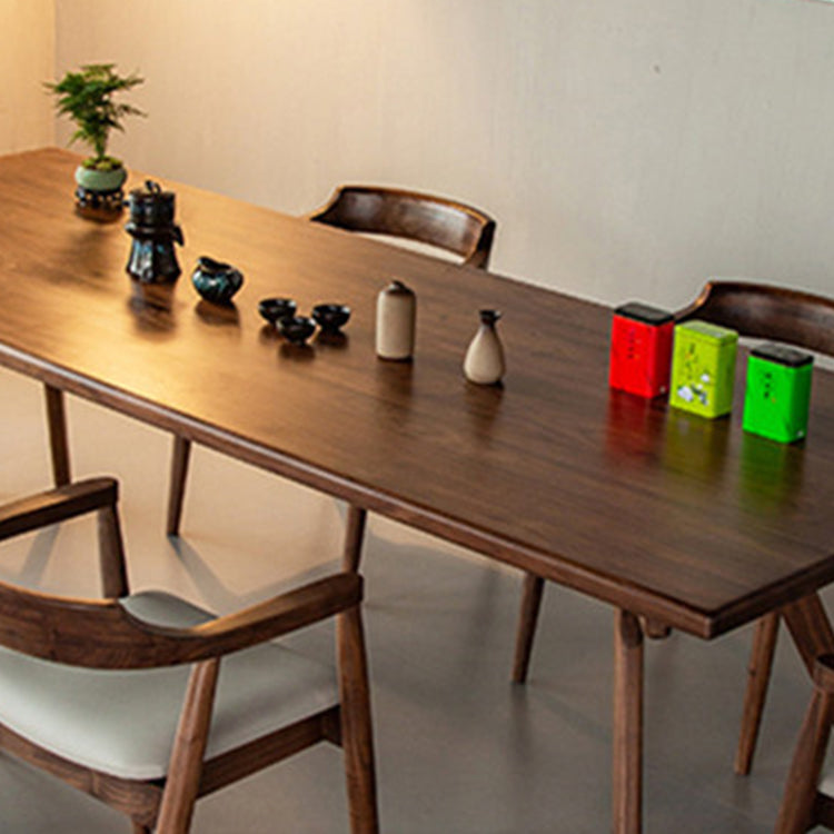 Kitchen Rectangle Dinner Table Dining Room Wood Dining Table