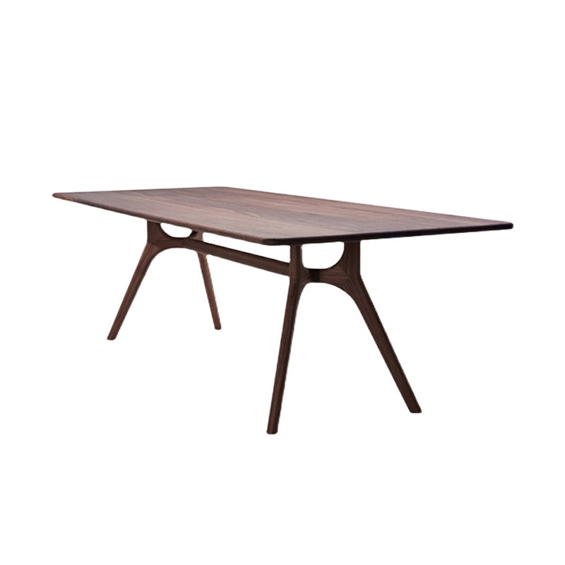 Dining Room Rectangle Dinner Table Kitchen Solid Wood Dining Table Clearhalo 'Dining Tables & Seating' 'Dining Tables' 'dining_table' 'furn' 'furn_dining_table' 'Furniture' 'Kitchen & Dining Furniture' 6976140