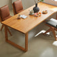Kitchen Rectangle Dinner Table Dining Room Solid Wood Dining Table
