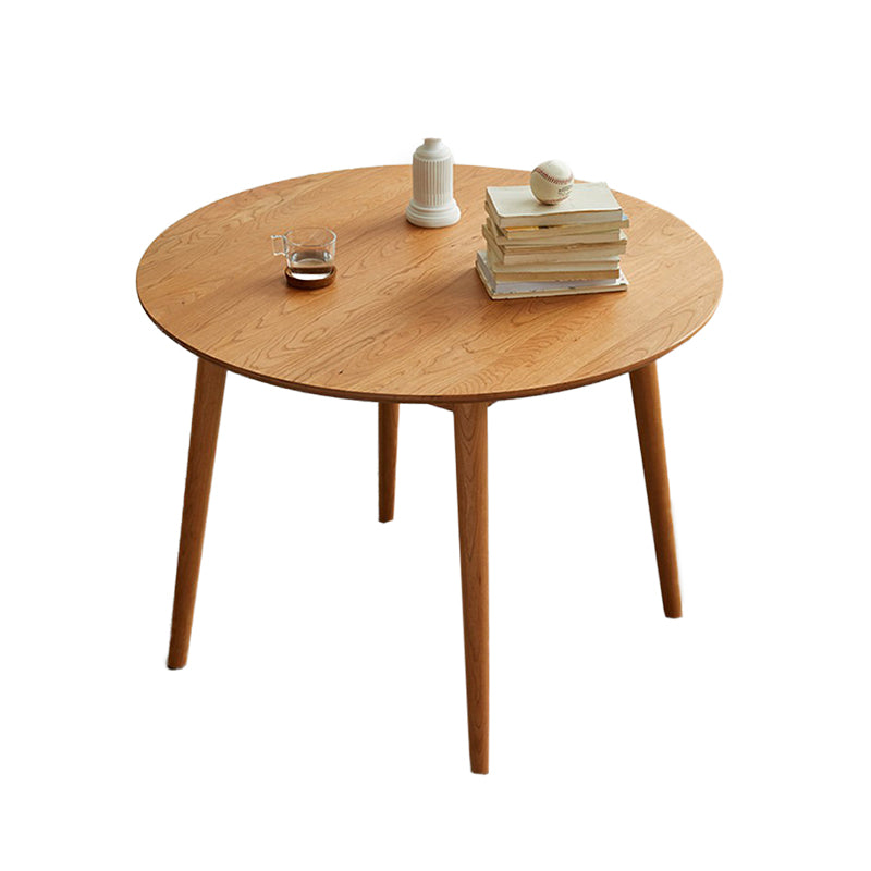 Esstisch für Esszimmer, Küche, runder Esstisch aus massivem Holz