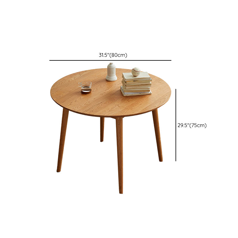 Esstisch für Esszimmer, Küche, runder Esstisch aus massivem Holz