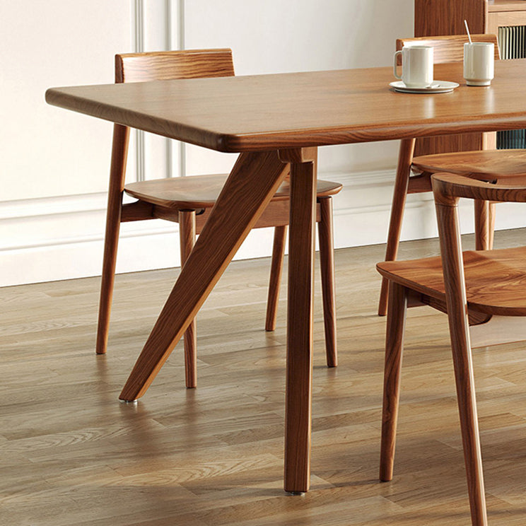 Tavolo da pranzo in legno moderno rettangolo 1/5/7 pezzi set da pranzo per sala da pranzo