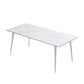 Mesa de comedor de piedra rectangular moderna 1/5/7 piezas de comedor juego para comedor