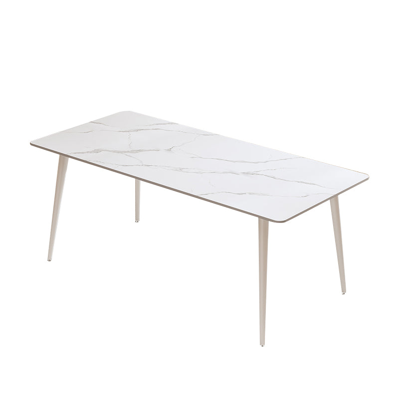 Mesa de comedor de piedra rectangular moderna 1/5/7 piezas de comedor juego para comedor