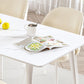 Mesa de comedor de piedra rectangular moderna 1/5/7 piezas de comedor juego para comedor