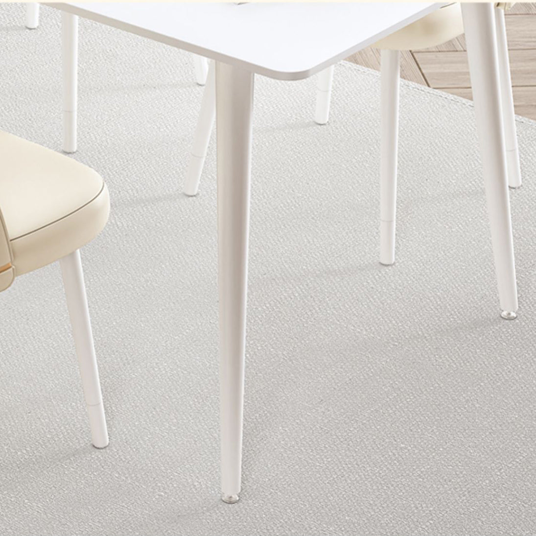 Mesa de comedor de piedra rectangular moderna 1/5/7 piezas de comedor juego para comedor